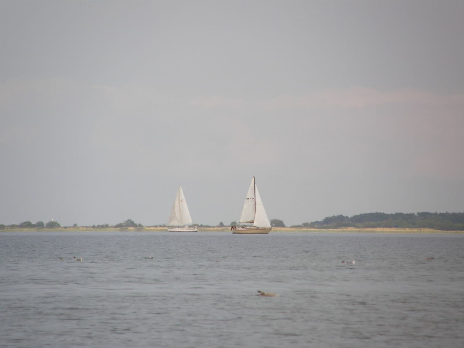 Segelboote auf der Ostsee